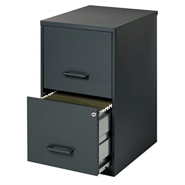 Details about   Lorell 14341 18 Deep 2-Drawer File Cabinet Black